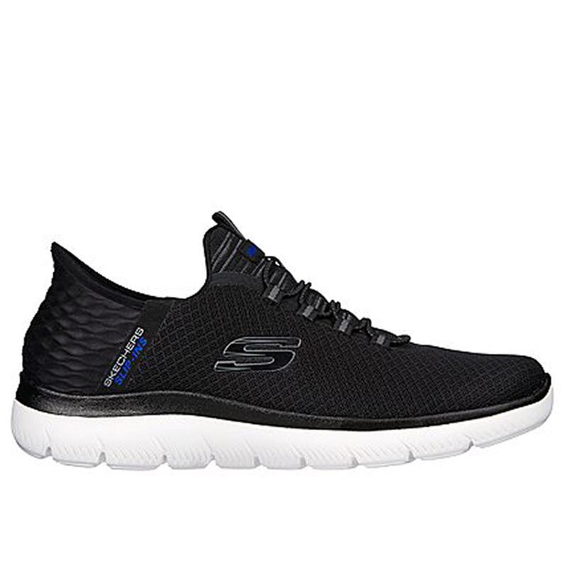 Zapatillas Deportivas Caminar Hombre Skechers 237501_BBK Negras con  Cordones