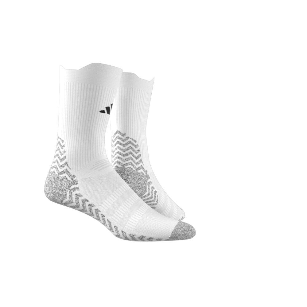 Chaussettes en maille matelassées Adidas GRIP Performance Blanches 3/7