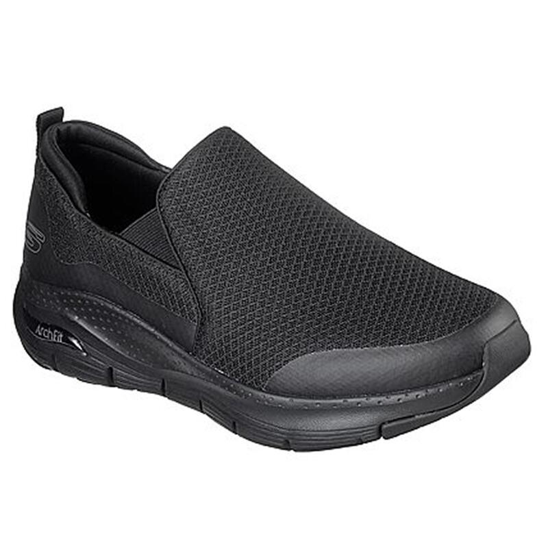  Skechers Zapatillas sin cordones para hombre, Azul Negro Punto  Negro Trim Bbk : Ropa, Zapatos y Joyería