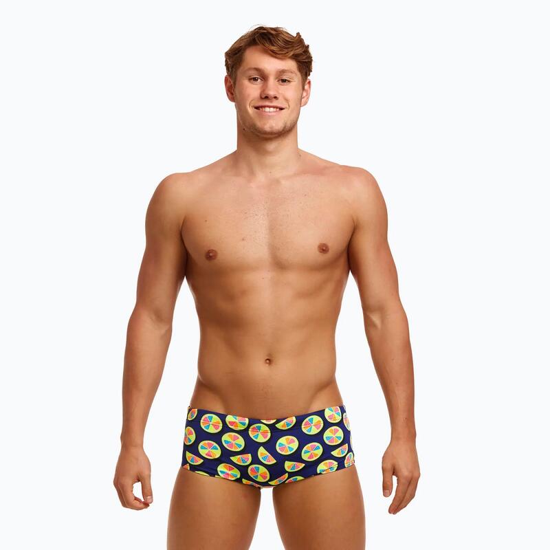 Spodenki kąpielówki męskie Funkita Sidewinder Lemon