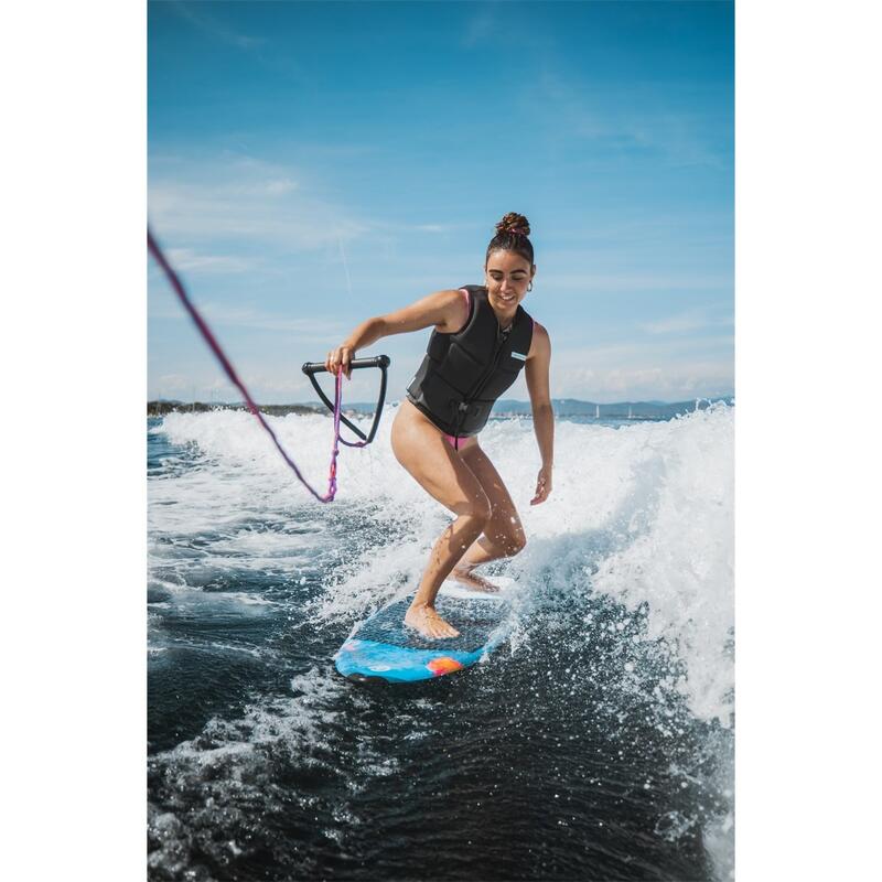 Palonnier + Corde de Traction Rouge Line - Wakeboard/Ski Nautique - 20 m