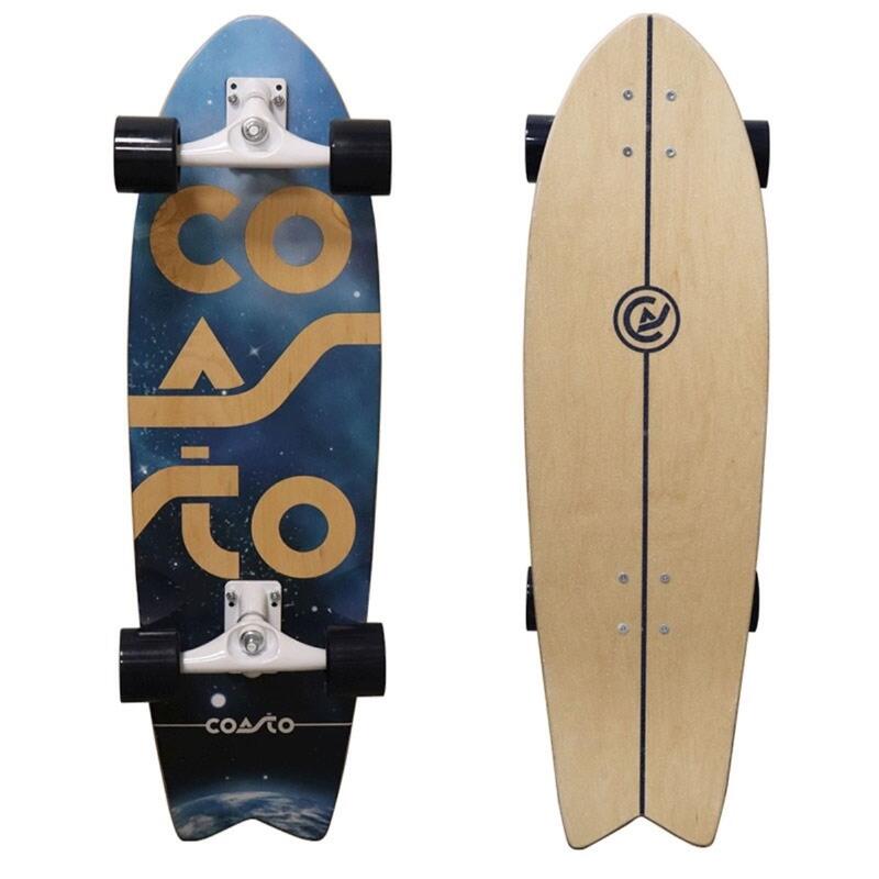 Deskorolka Sirius 32" 81x24 cm niebieski - Skateboard - Rozstaw osi 42cm