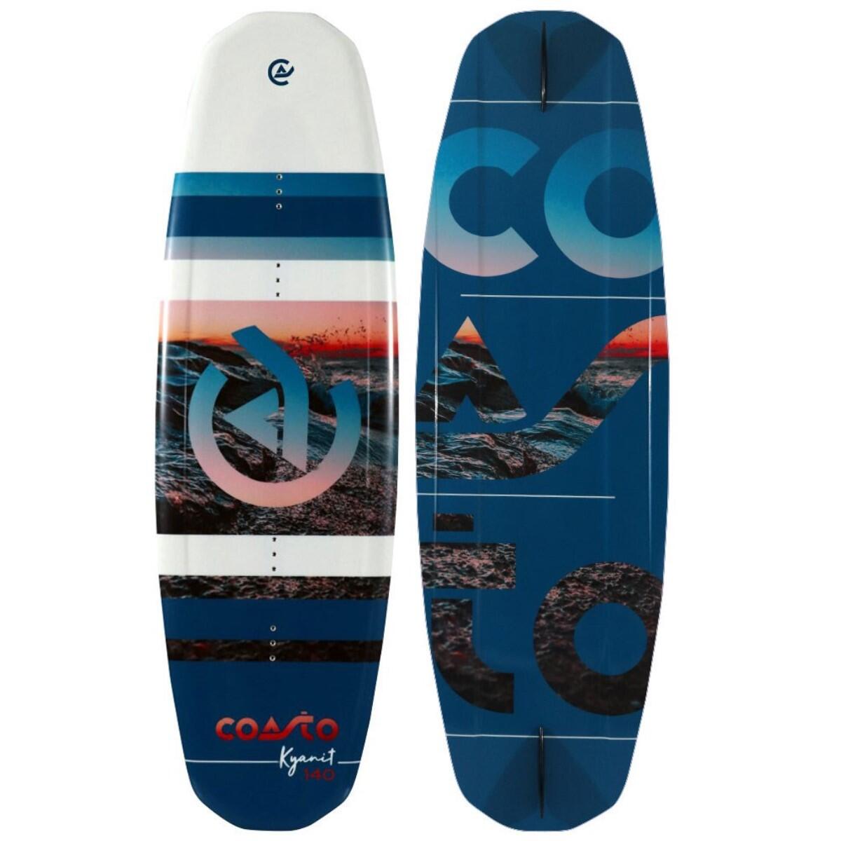 Coasto - Wakeboard Kyanit 140 Hybride/polyvalent 140cm - Jusqu'à 90kg / 3 Niveaux - Wakeboard - Blanc|bleu - No Size - Decathlon