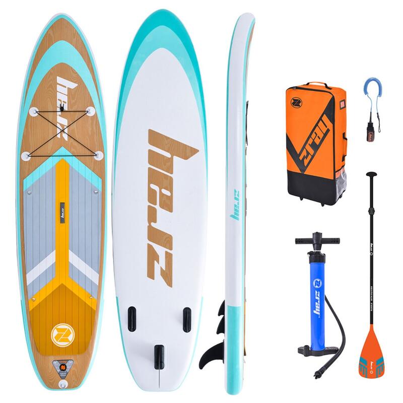 Set placă de surf cu accesorii gratuite - gonflabilă - extra stabilă - 325 x 84