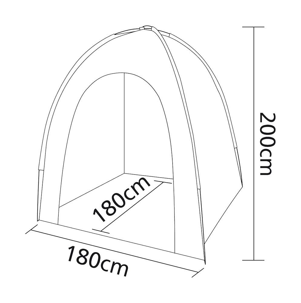 Lagerzelt - Medium - 1,8x1,8x2 Meter 7/7