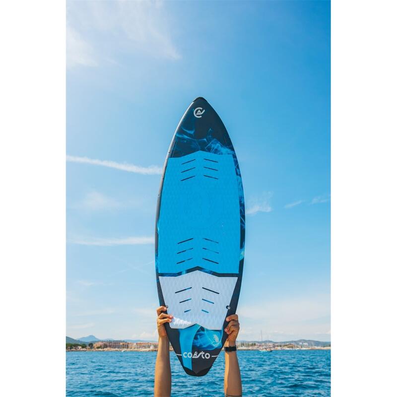 Wakesurf board - Onyx - 160x50 - 6cm rocker - afneembare vinnen