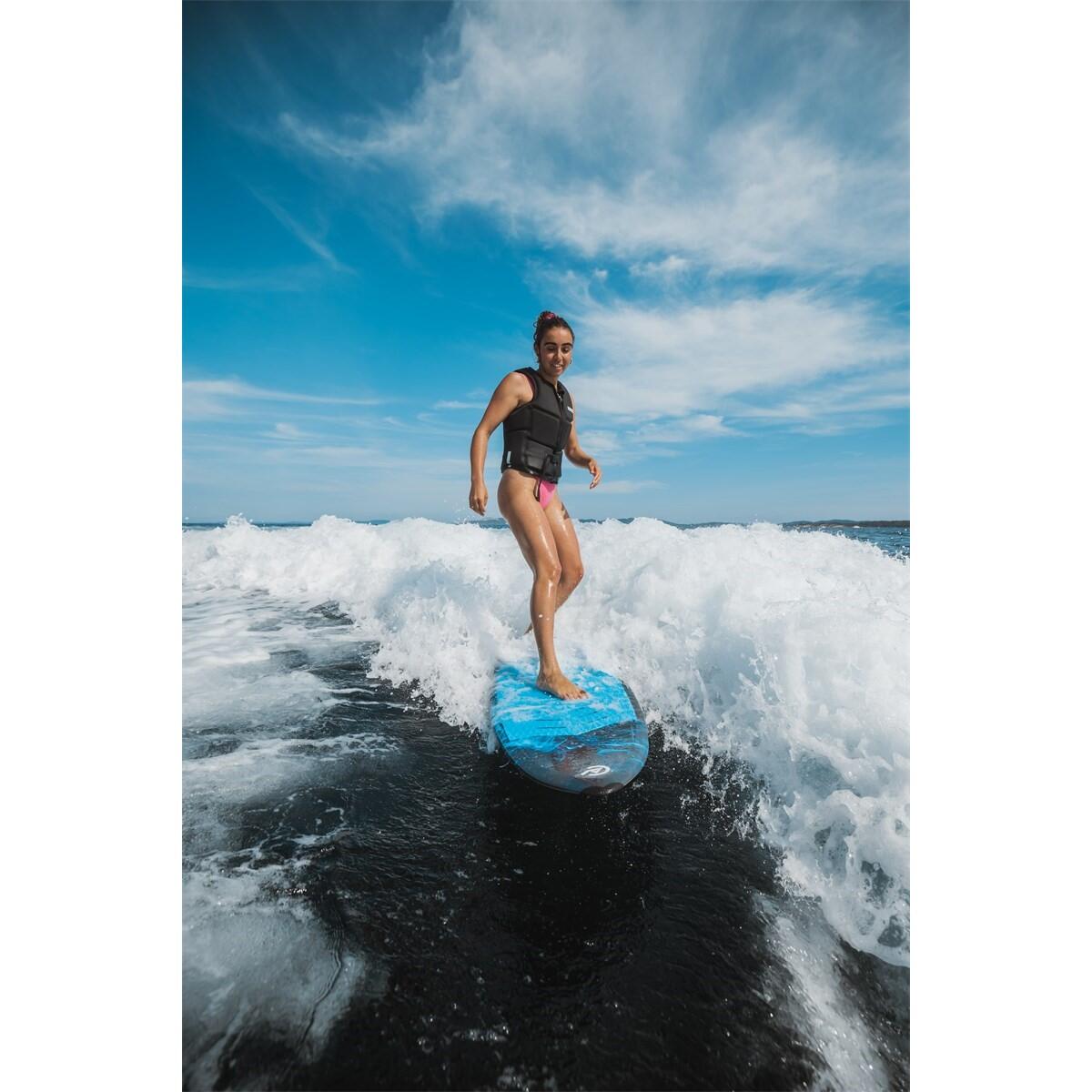 Wakesurf board - Onyx - 160x50 - 6cm rocker - afneembare vinnen 4/7