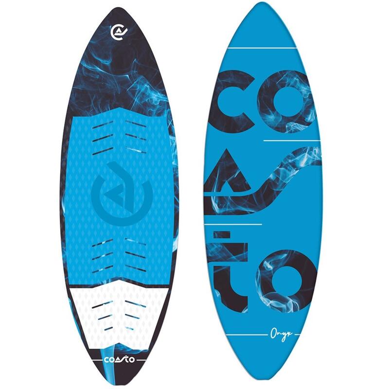Wakesurf board - Onyx - 160x50 - 6cm rocker - afneembare vinnen