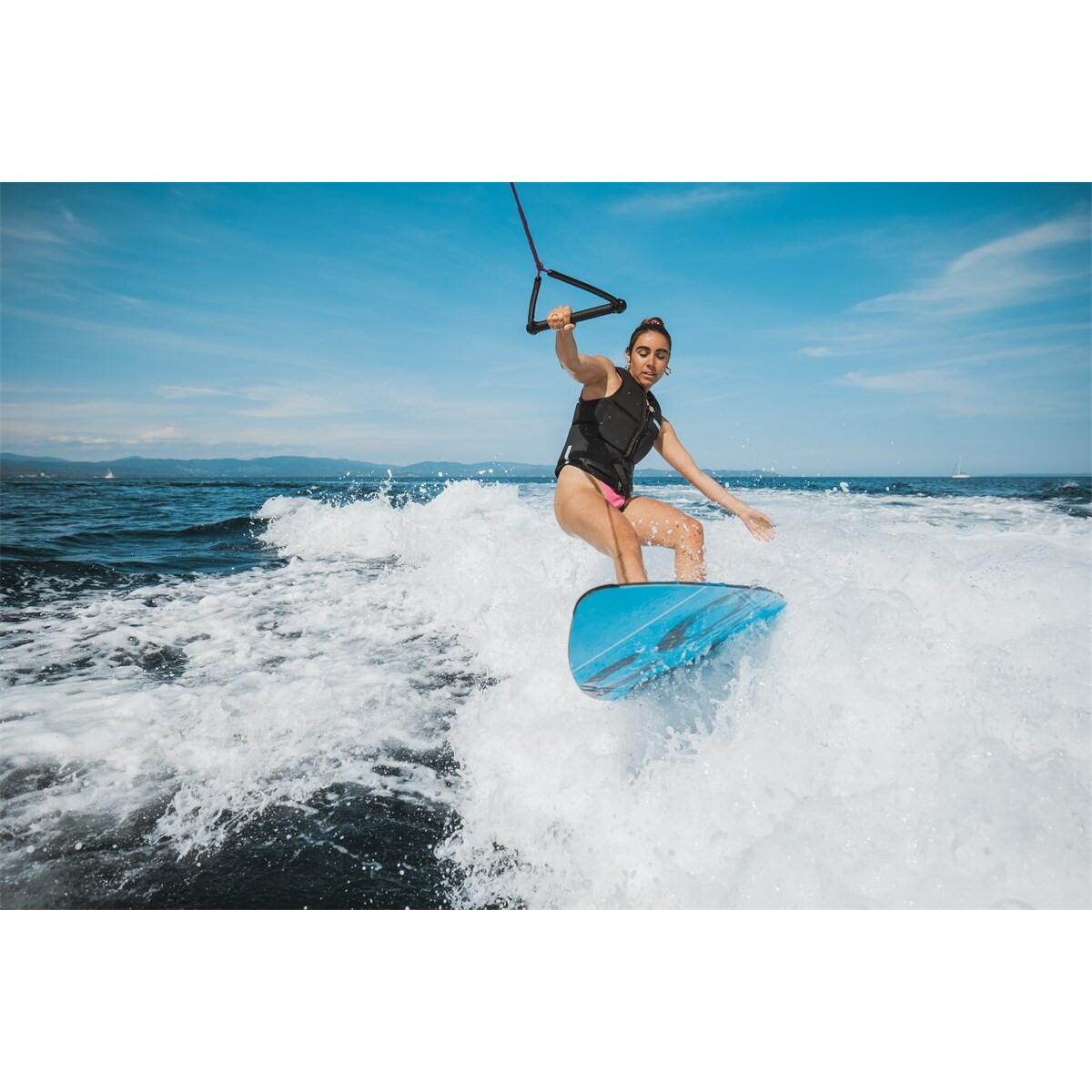 Wakesurf board - Onyx - 160x50 - 6cm rocker - afneembare vinnen 6/7