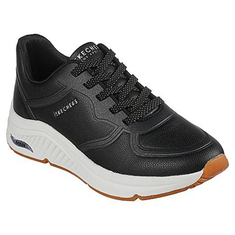 Zapatillas Deportivas Caminar Mujer Skechers 155570_BLK Negras con Cordones