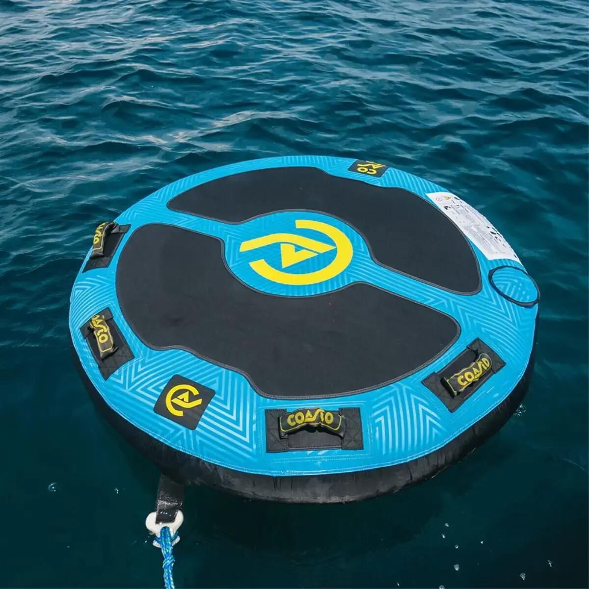 Ciambella gonfiabile trainata MAROA 56" 2 Persone - PVC 26G/0,6mm - Blu - 420D 5/8