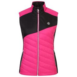 Dames Opstijgend Gilet (Puur Roze/Zwart)