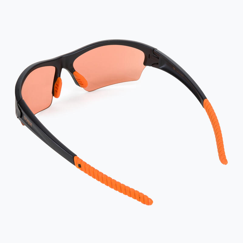 Okulary rowerowe UVEX Sunsation black mat orange/litemirror orange S5306062212