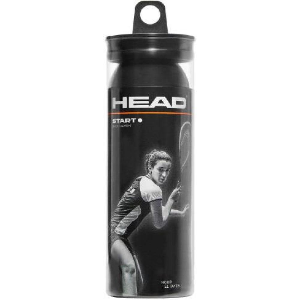 HEAD 3 Palle da squash Head Start Point bianche