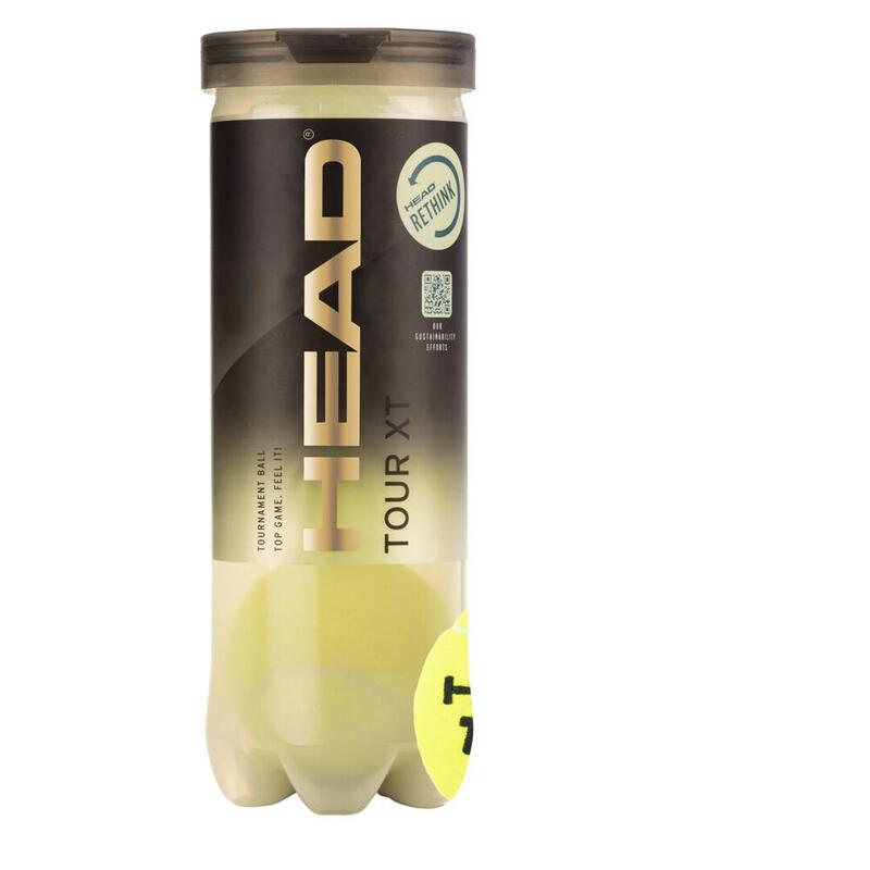 Tube de 3 balles de Tennis Head Tour XT