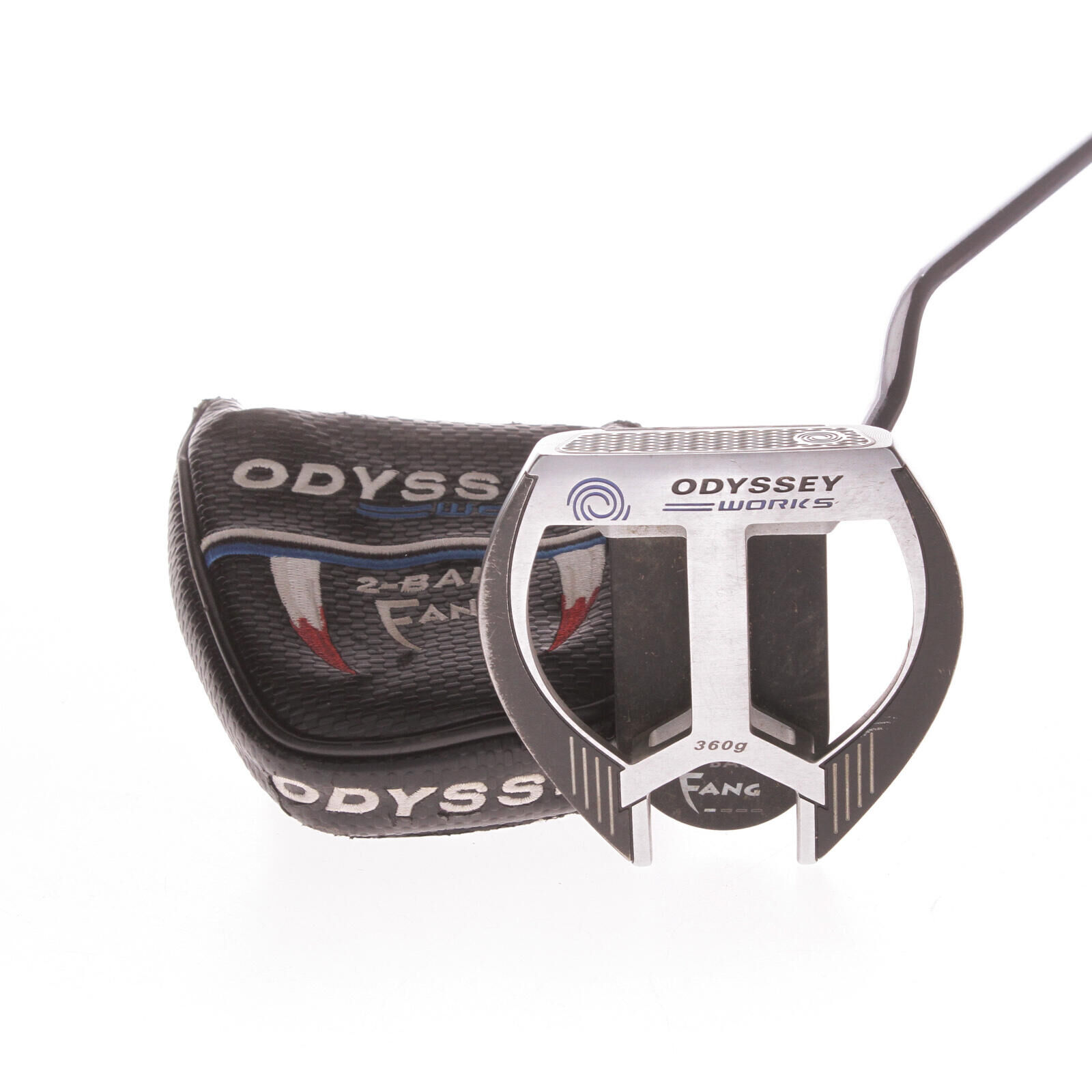 ODYSSEY USED - Odyssey 2 Ball Fang Putter Steel Shaft Right Handed - GRADE C