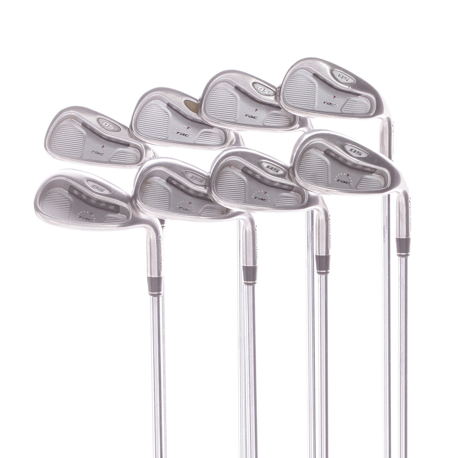 TAYLORMADE USED - Iron Set 5-SW TaylorMade Rac  OS Steel Regular Shaft Right Hand - GRADE D