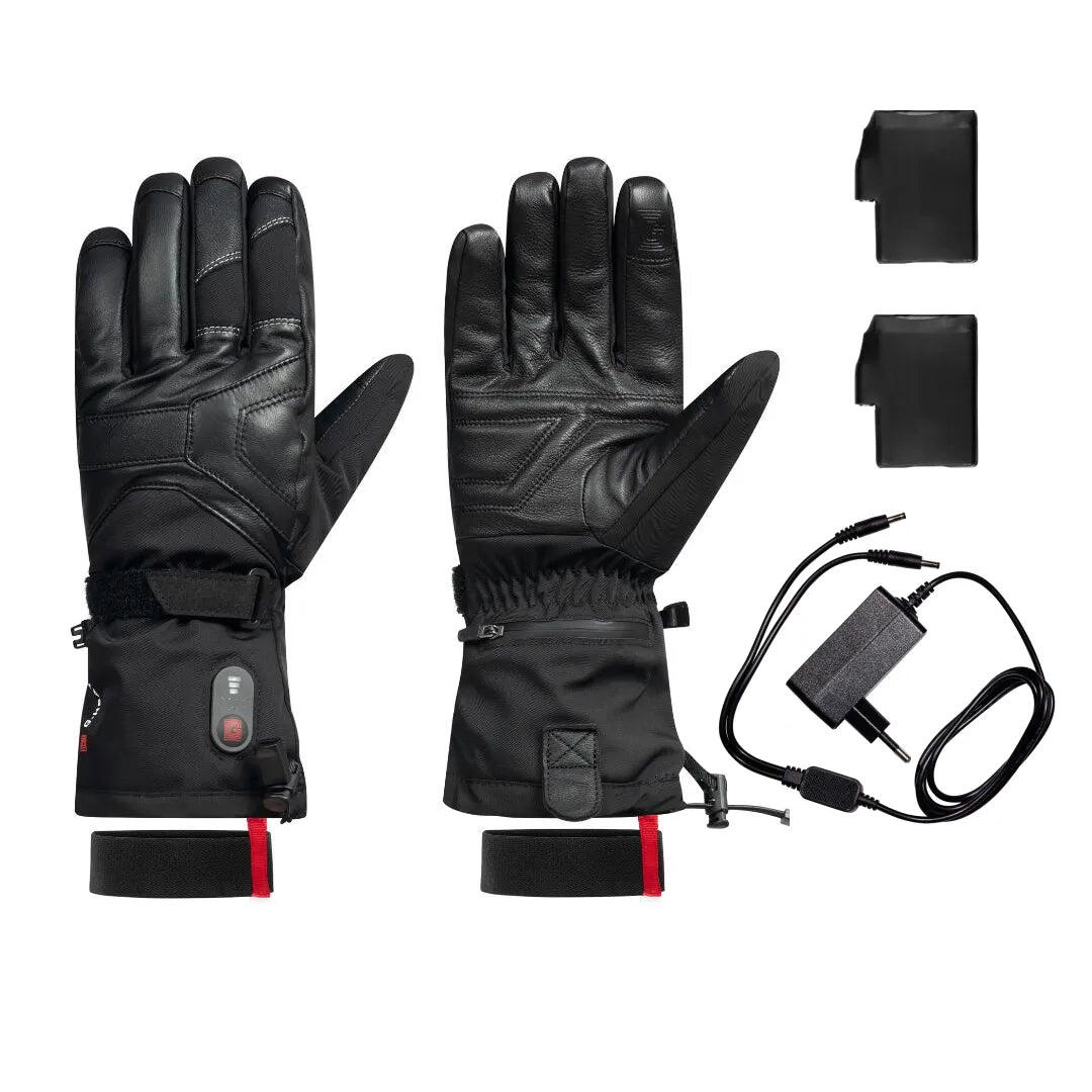 EVO 3 Guantes de esqu de piel calefactados para adulto