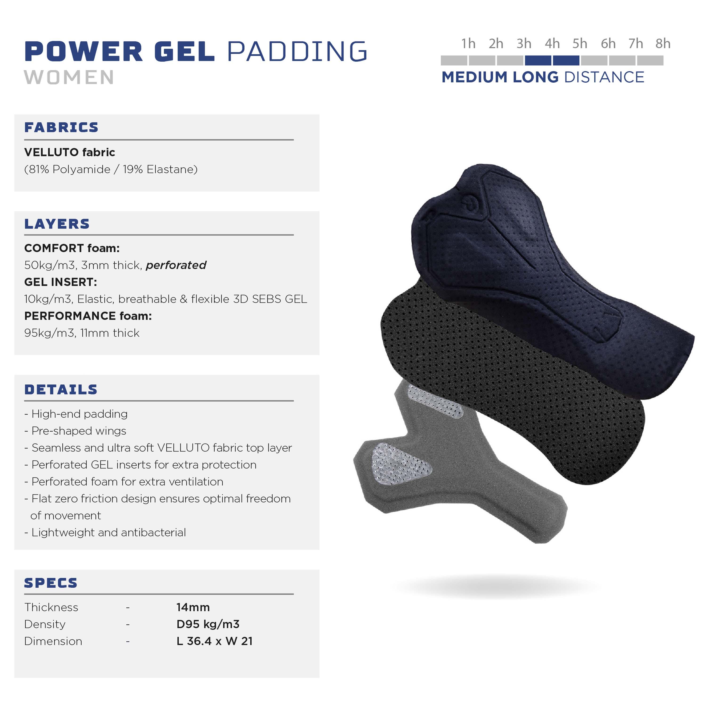 Spodenki rowerowe damskie Rogelli Impress II 3/7