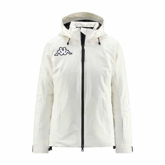 Manteau de ski manches longues femme 6Cento 610 blanc