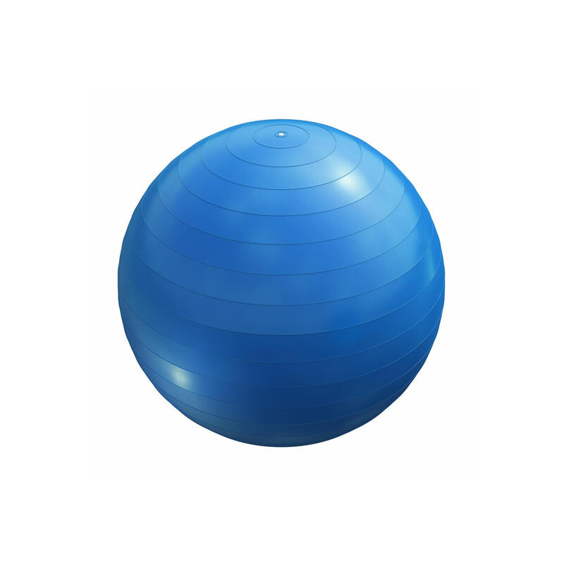 Fitness bal Blauw 75 cm - inclusief pomp - belastbaar tot 500 kg