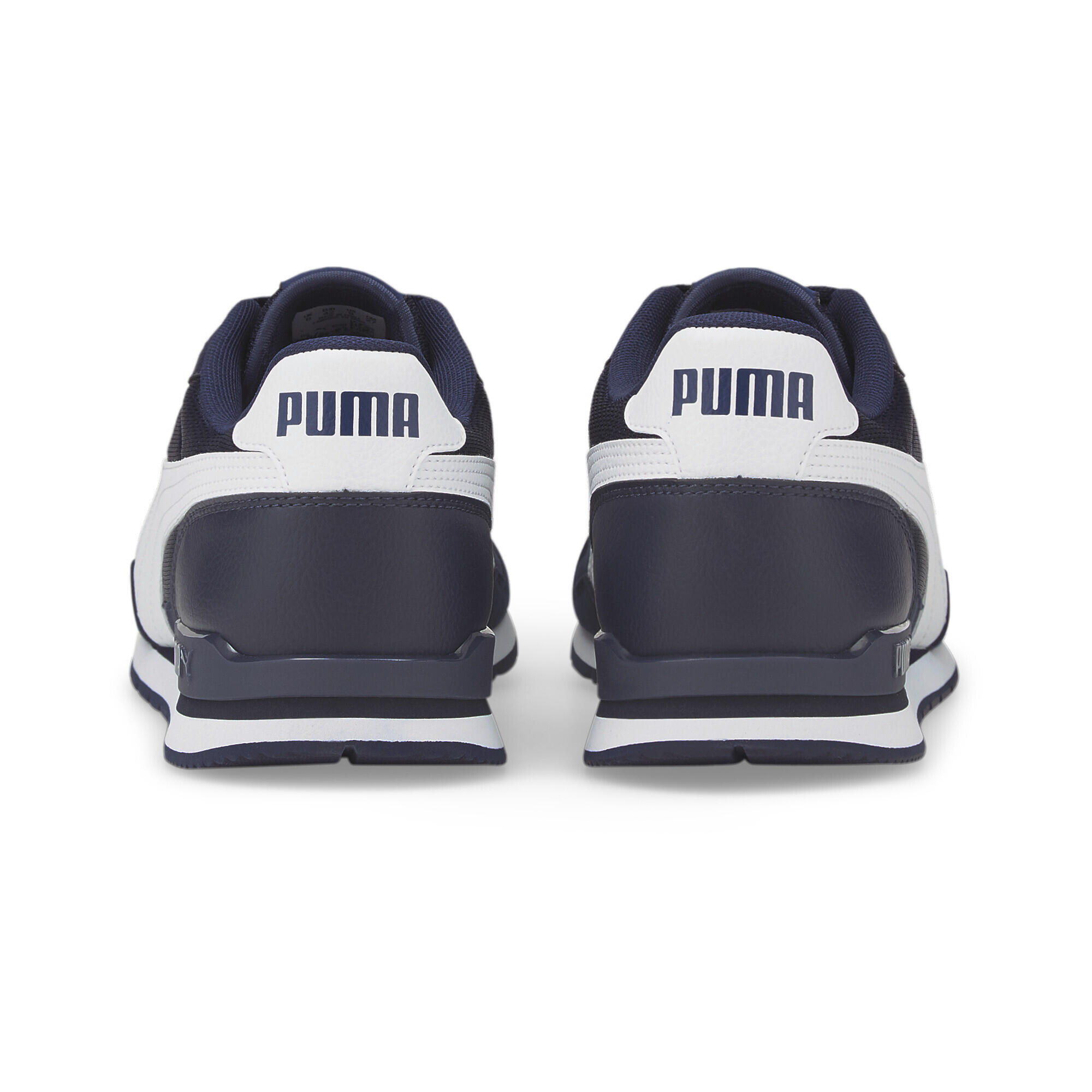Sneakers en mesh ST Runner v3 PUMA Peacoat White Blue 2/6