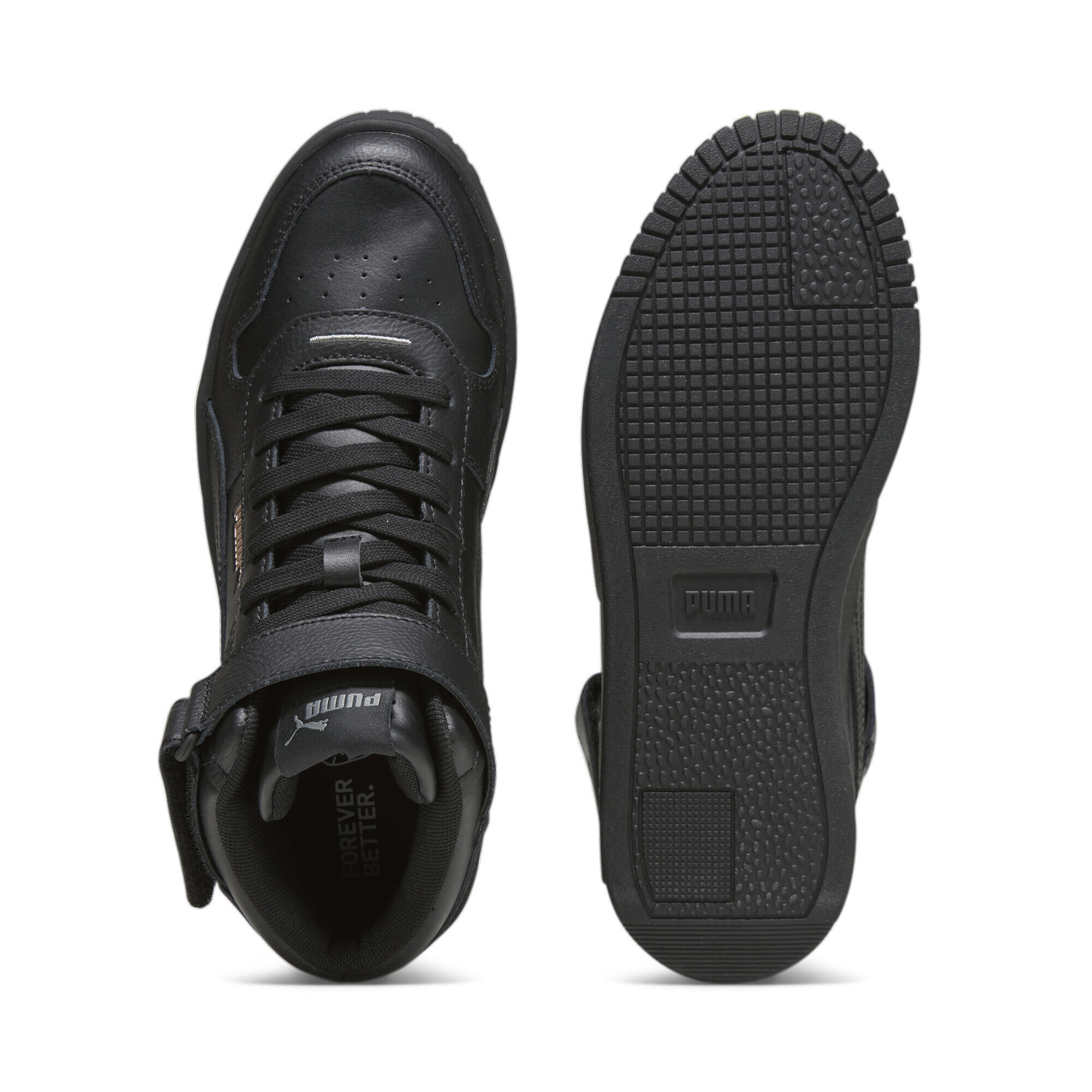 Sneakers mi-hautes Carina Street Femme PUMA Black Rose Gold Metallic 6/7