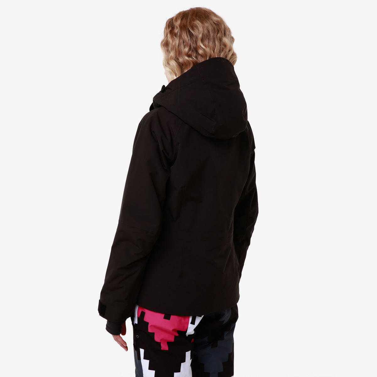Manteau de ski manches longues femme 6Cento 610 noir 6/7