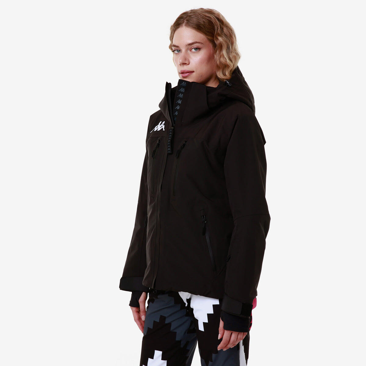 Manteau de ski manches longues femme 6Cento 610 noir 5/7
