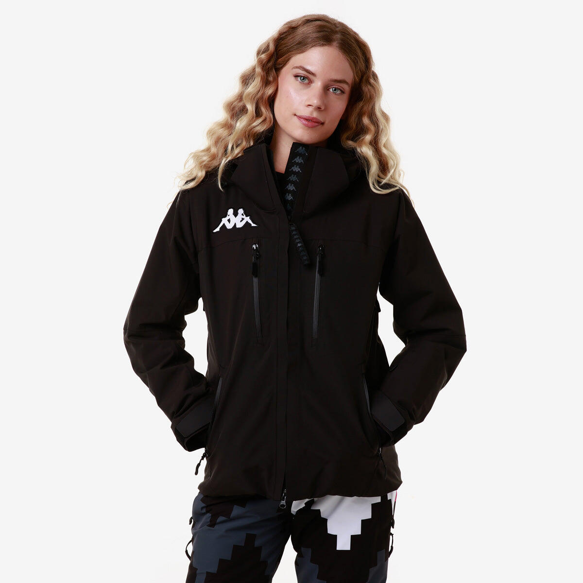Kappa - Manteau De Ski Manches Longues Femme 6cento 610 Noir - Manteau - Noir - 40 M - Decathlon