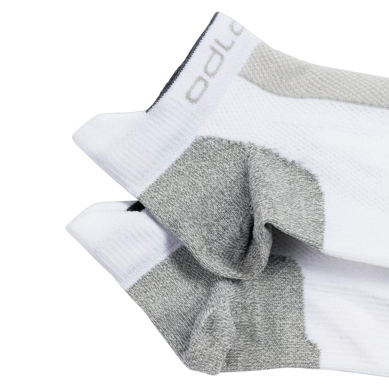 X1 Paire de Chaussettes Blanc Mixte Odlo Light 777080 5/7
