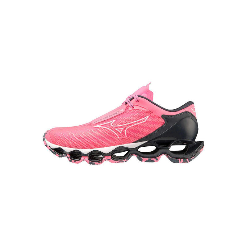 Wave Prophecy 12 Women's Road Running Shoes - Pink/White