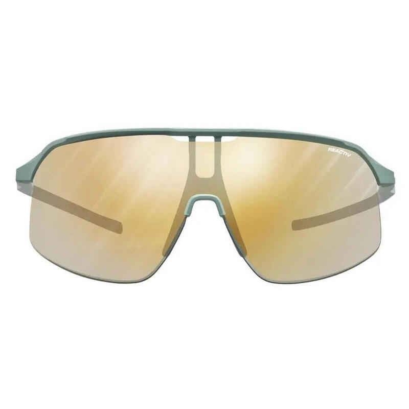 Density Reactiv Adult Ultralight Cycling Sunglasses - Olive Green/Grey