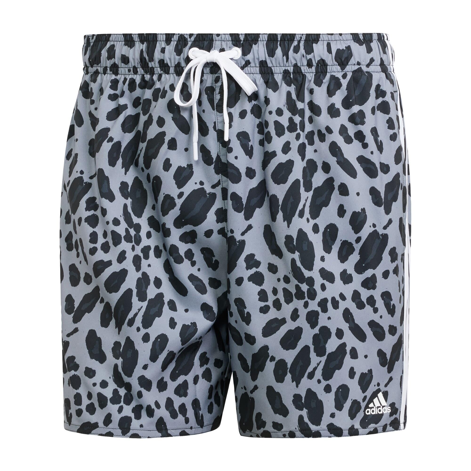 Essentials 3-Stripes Animal-Print CLX Swim Shorts 2/5