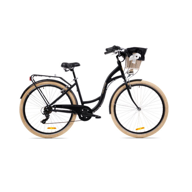 Rower miejski GOETZE Mood 28 Alu 7B Shimano kosz GOETZE Decathlon