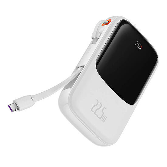 Baseus powerbank 10000mah 22,5w usb/usb-c/lightning ingebouwde kabel 3/7