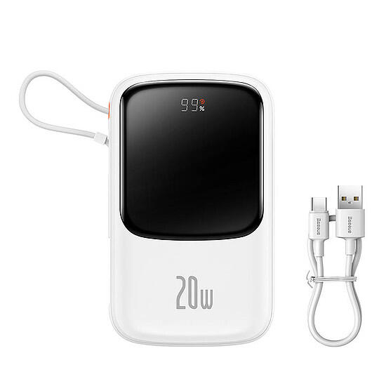 BASEUS POWER BANK 10000mAh USB USB-C LIGHTNING POTENTE RAPIDO POWERBANK 5/7