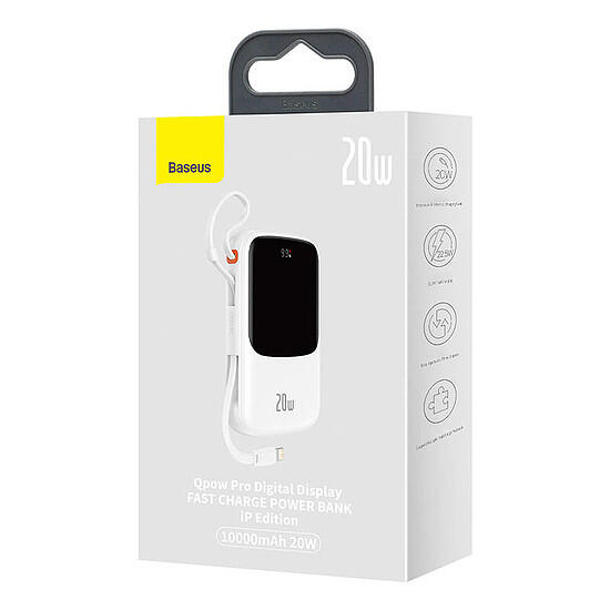 BASEUS POWER BANK 10000mAh USB USB-C LIGHTNING POTENTE RAPIDO POWERBANK 6/7