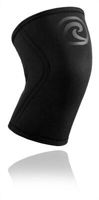 Rx kniebrace carbon - 7 mm - zwart