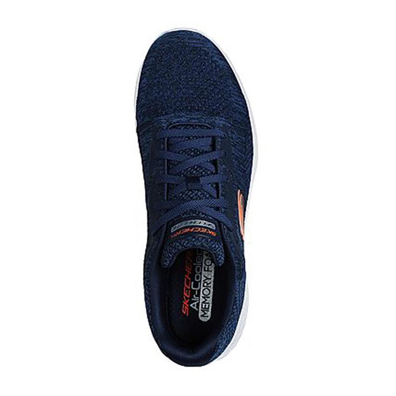 Zapatillas Deportivas Caminar Hombre Skechers 232598_NVOR Azul marino Cordones