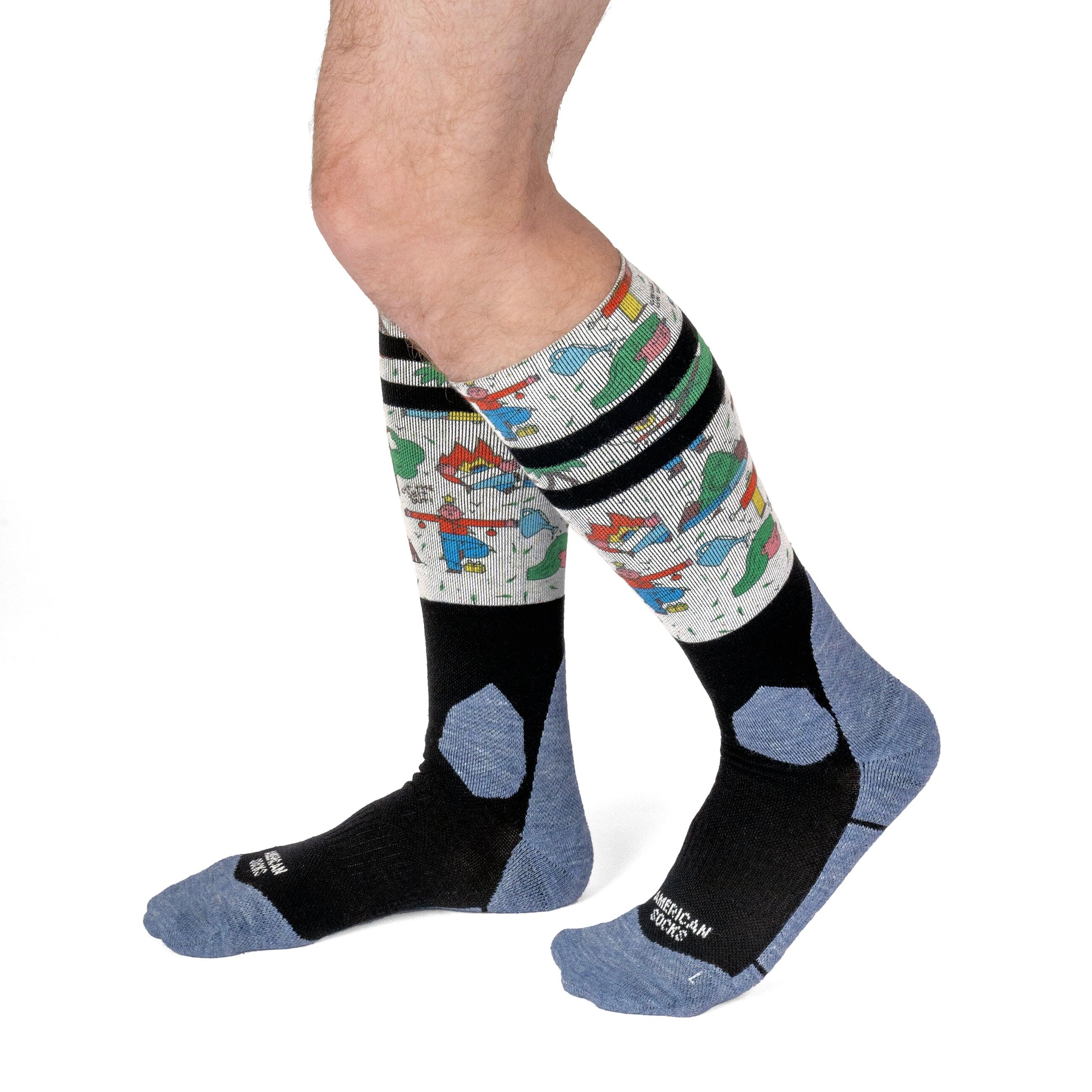 Calcetines de Esqu√≠ y Nieve Leaf Me Alone - Snow Socks - American Socks 4/6
