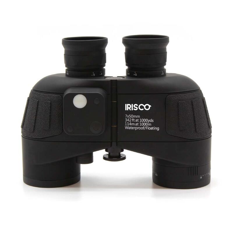 Wasserdichtes OUTDOOR 7X50 Fernglas mit Kompass BLACK EDITION IRISCO