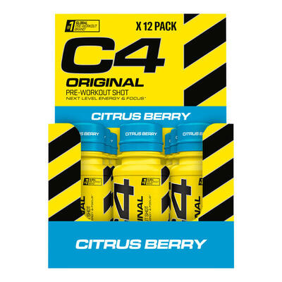 Energie schutters - c4 originele shots (12x60ml) - zure batch bros
