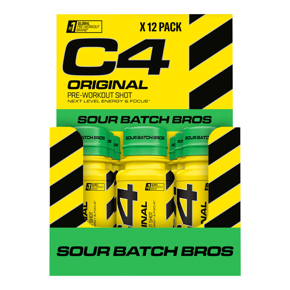 CELLUCOR Energie Schutters - C4 Originele Shots (12x60ml) - Zure Batch Bros