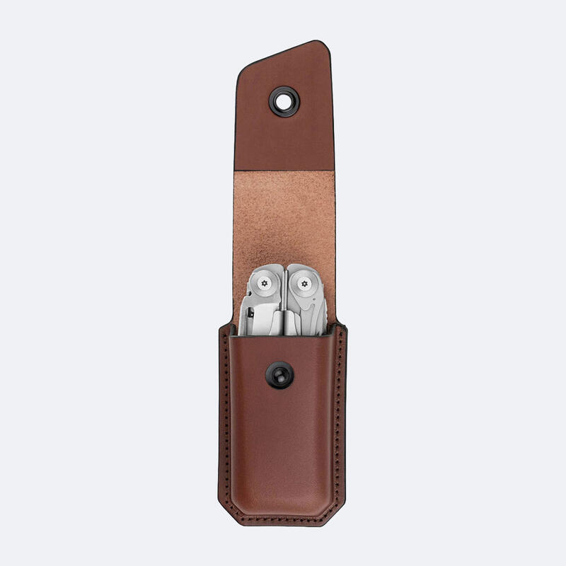 Étui Cuir tanné végétal taille moyenne - AINSWORTH pour pince LEATHERMAN