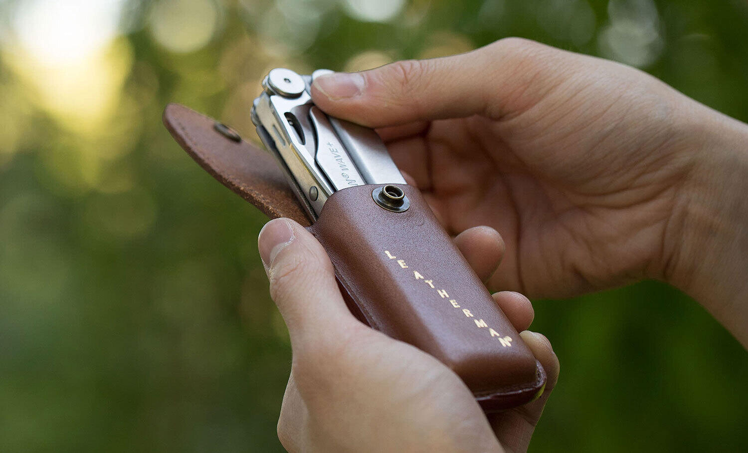 Étui HERITAGE taille moyenne pour pince LEATHERMAN - Cuir haut de gamme 4/4