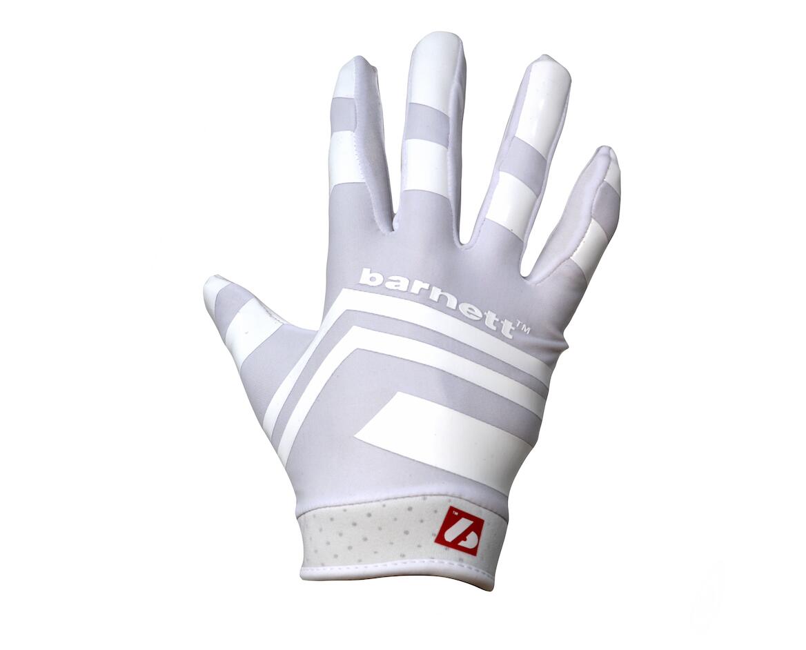 FRG-03 Junior white American football pro receiver gloves, RE,DB,RB 2/7