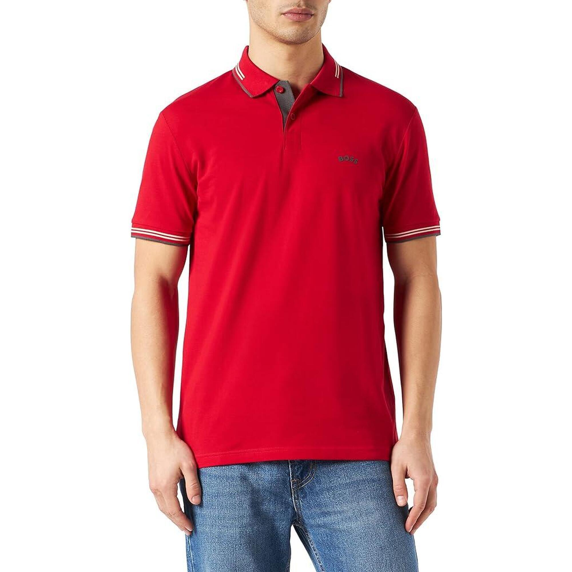 Polo BOSS de manga corta Paul Curved para Hombre