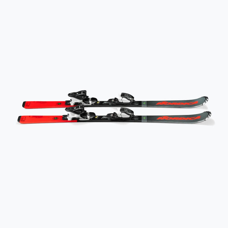 Kinderafdalski Nordica Team J R + J4.5 FDT grijs/rood 120 cm