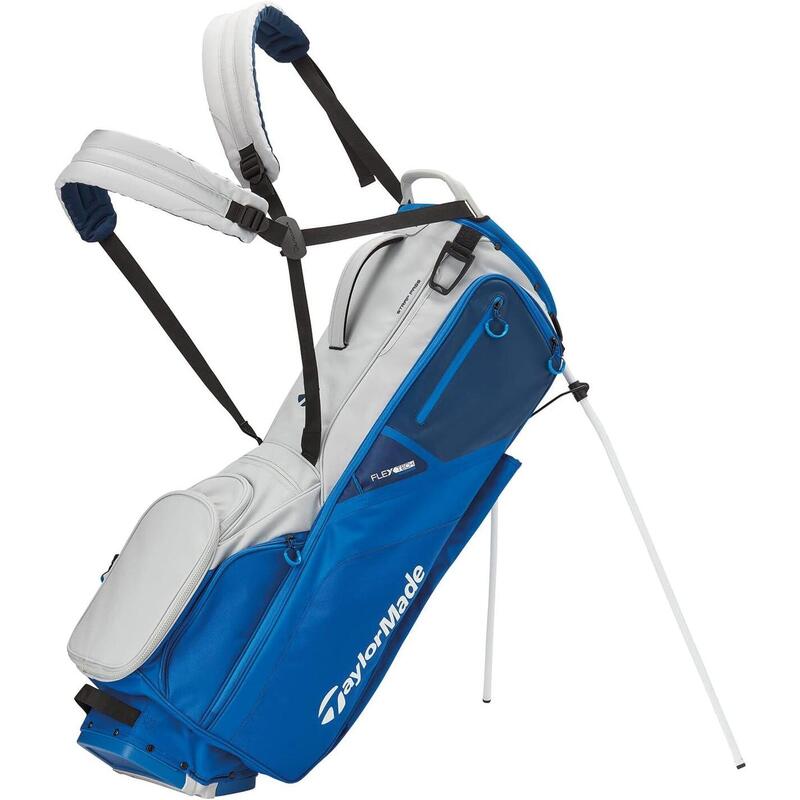 TaylorMade Flextech Bolsa de Golf Trípode, Gris/Azul